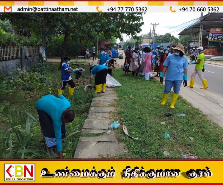 “சுத்தமான வாழைச்சேனை” என்னும் தொனிப்பொருளில் சிரமதான நிகழ்வு