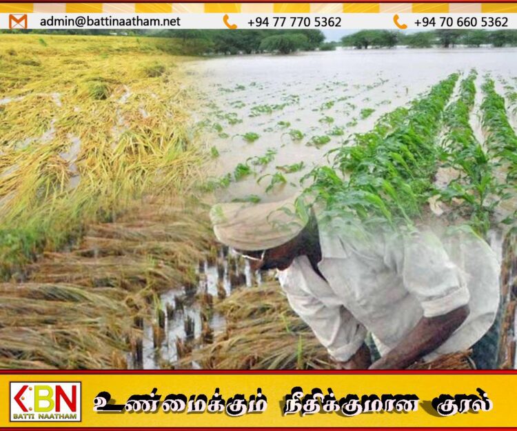 காலநிலையால் பாதிக்கப்பட்ட விவசாயிகளுக்கு இழப்பீடு