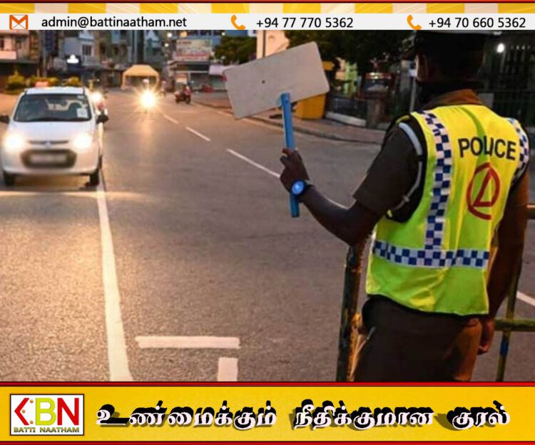 இரவு கடமையிலிருக்கும் போக்குவரத்து பொலிஸாரின் அங்கியினால் விபத்து ஏற்படும் அபாயம்; இன்று முதல் புதிய நடைமுறை