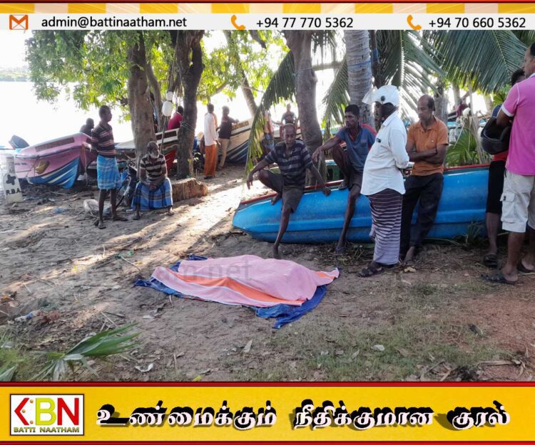 மட்டு ஆற்றுவாயில் படகு கவிழ்ந்து காணாமல் போன மீனவர் சடலமாக மீட்பு