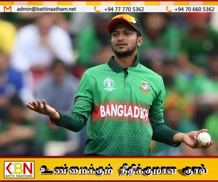 பங்களாதேஷ் கிரிக்கெட் அணி வீரருக்கு பந்து வீசத் தடை
