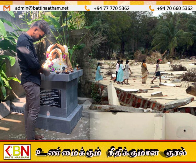 சுனாமியில் உயிரிழந்தோருக்கு சுனாமி பேபி அபிலாஷ் பெற்றோருடன் நினைவு அஞ்சலி (காணொளி)