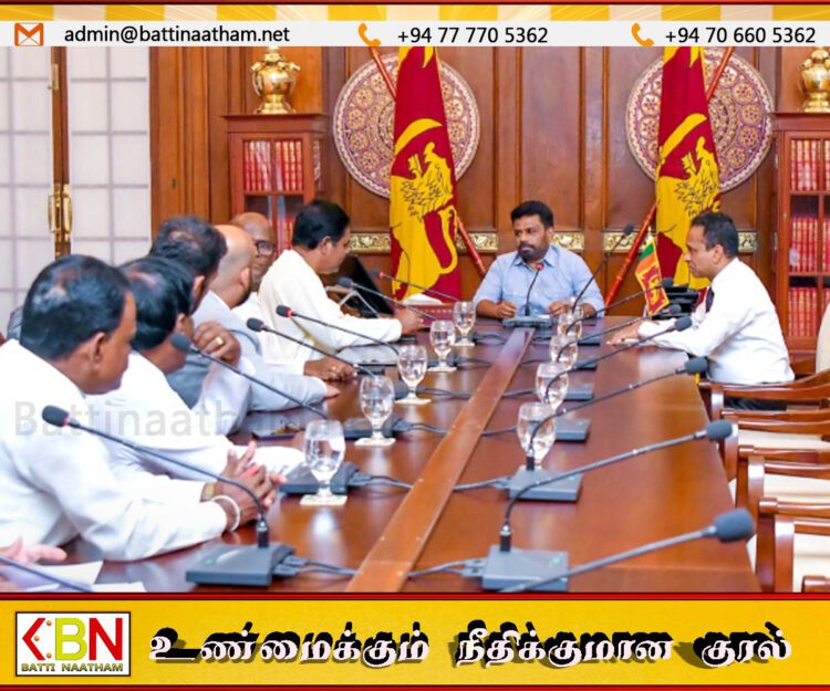 ஜனாதிபதியுடன் இலங்கை தமிழரசுக் கட்சி எம்.பிக்கள் சந்திப்பு