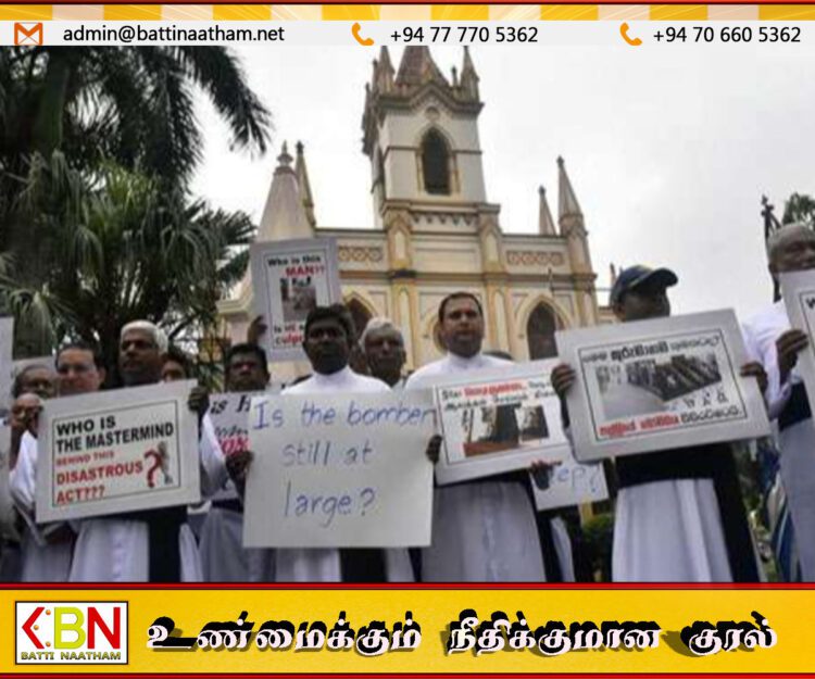 கொழும்பு பொரள்ளை தேவாலய குண்டு வைப்பு சம்பவம்; விசாரணையை நடத்துமாறு திருச்சபை கோரிக்கை