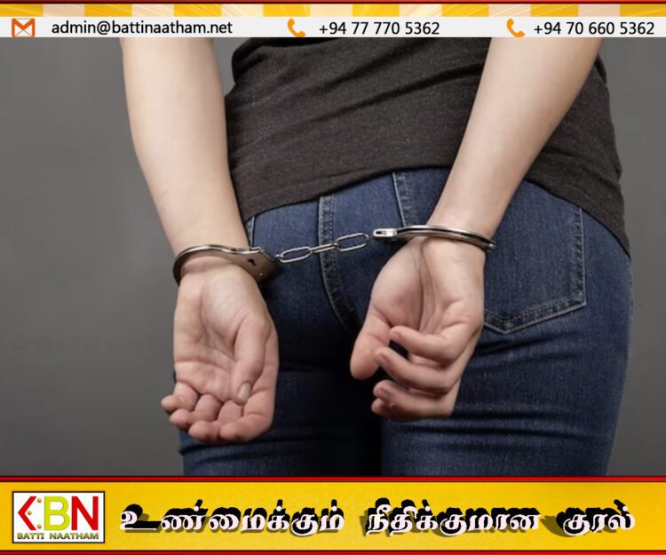 யாழ் பொலிஸாரால் இரண்டு யுவதிகள் கைது