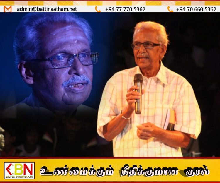 ஈழத்து சிறுவர் நாடக தந்தை என அழைக்கப்படும் ம.சண்முகலிங்கம் காலமானார்