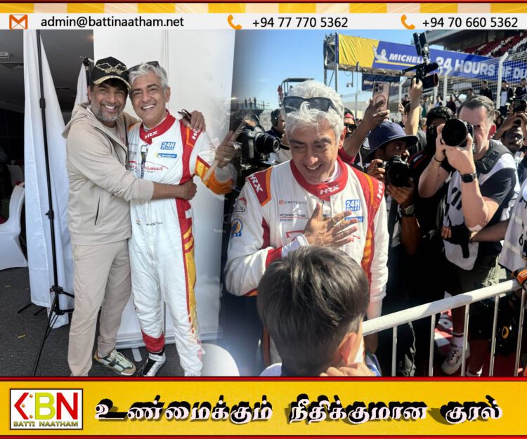 துபாயில் நடைபெற்ற கார் பந்தைய போட்டியில் மூன்றாம் இடத்தை கைப்பற்றியது அஜித் குமார் ரேஸிங் அணி