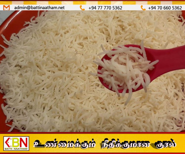 இலங்கைக்குள் உலாவும் போலி பாஸ்மதி அரிசி தொடர்பில் தகவல்