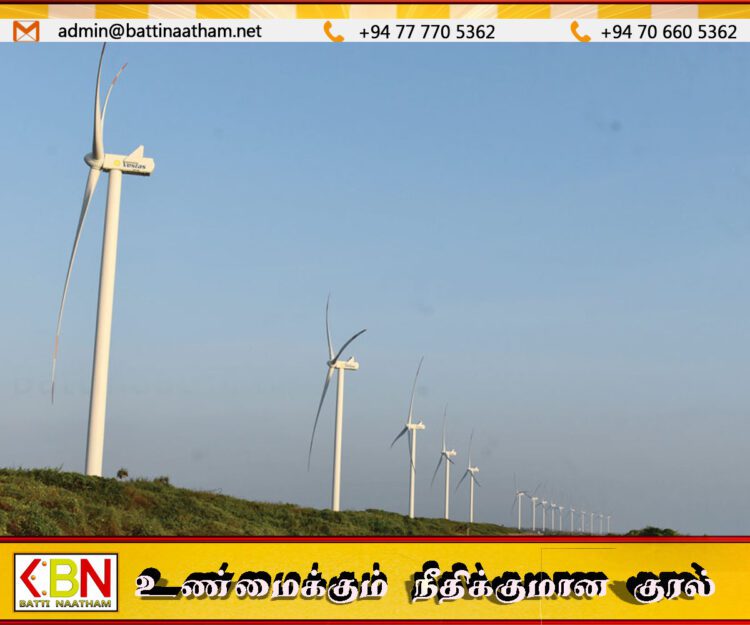 காற்றாலை மின்சார திட்டத்திற்காக பிடுங்கி எறியப்பட்ட மரங்கள்; மன்னார் மக்கள் விசனம்