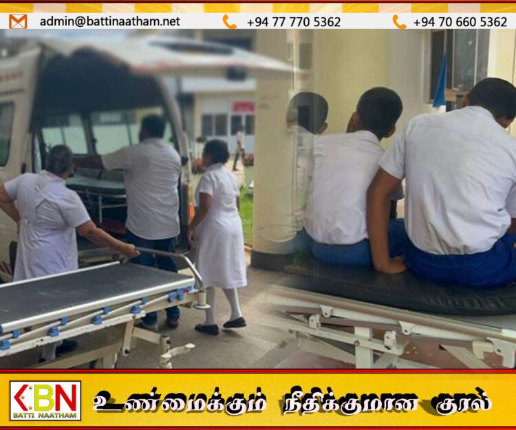 உணவு விஷமானதில் 13 பாடசாலை மாணவர்கள் வைத்தியசாலையில் அனுமதி