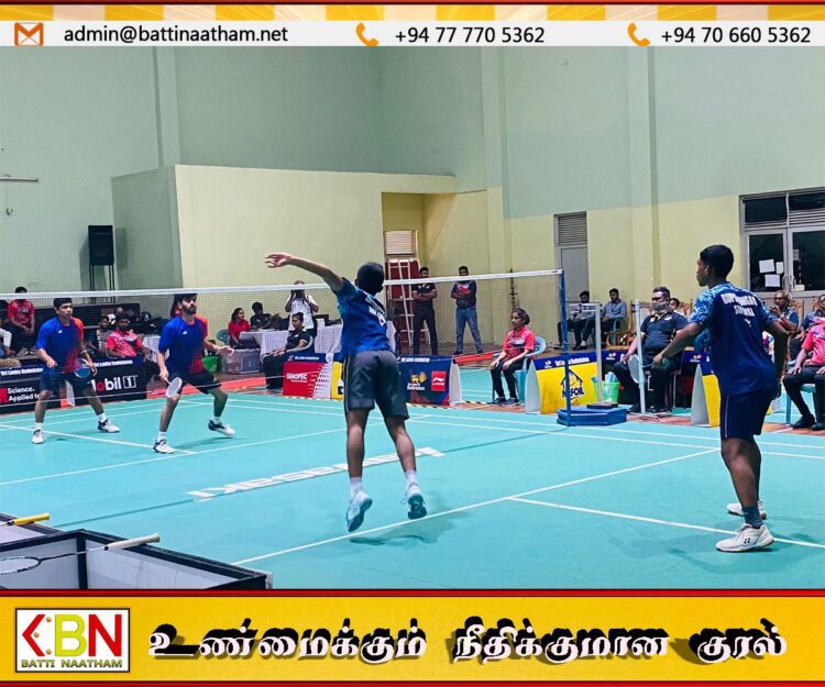 இலங்கை பெட்மின்டன் சங்கம் மற்றும் கிழக்கு மாகாண பெட்மின்டன் சங்கம் இணைந்து நடாத்திய பெட்மின்டன் சுற்றுப்போட்டி
