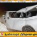 மட்டு கொக்குவில் பகுதியில் மின்சாரத் தூணுடன் வேன் மோதி விபத்து