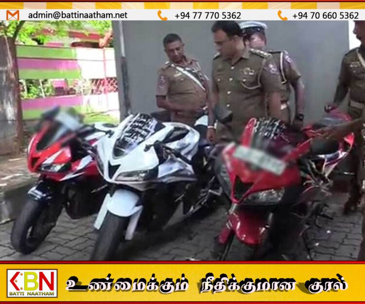 அதிக திறன் கொண்ட மோட்டார் சைக்கிள்கள் தொடர்பில் பொலிஸாரின் தெளிவூட்டல்