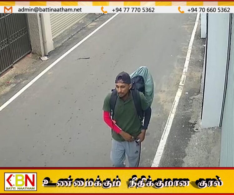 கந்தானை துப்பாக்கிச் சூடு சம்பவம்; சந்தேக நபரைக் கைது செய்ய உதவி கோரியுள்ள பொலிஸார்