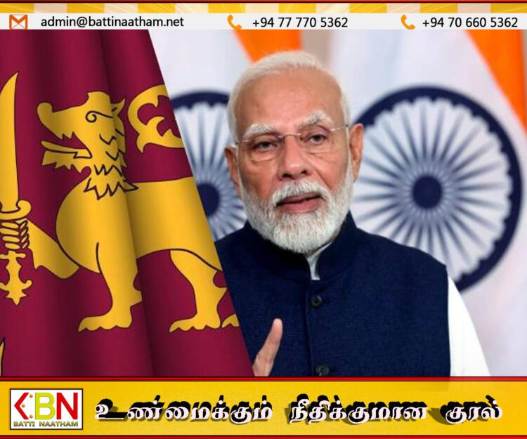 இலங்கைக்கு விஜயம் செய்யவுள்ள இந்திய பிரதமர் நரேந்திர மோடி