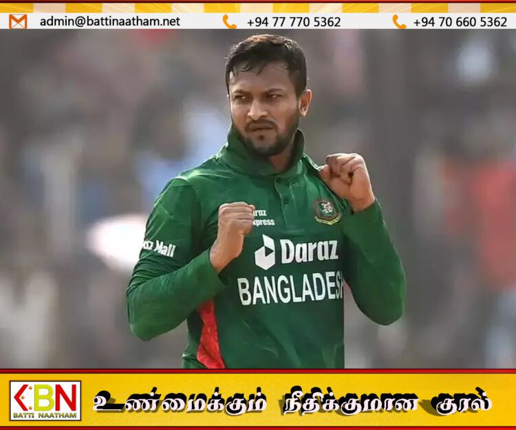 பங்களாதேஷ் கிரிக்கெட் வீரர் ஷகிப் அல் ஹசனுக்கு பிடியாணை உத்தரவு