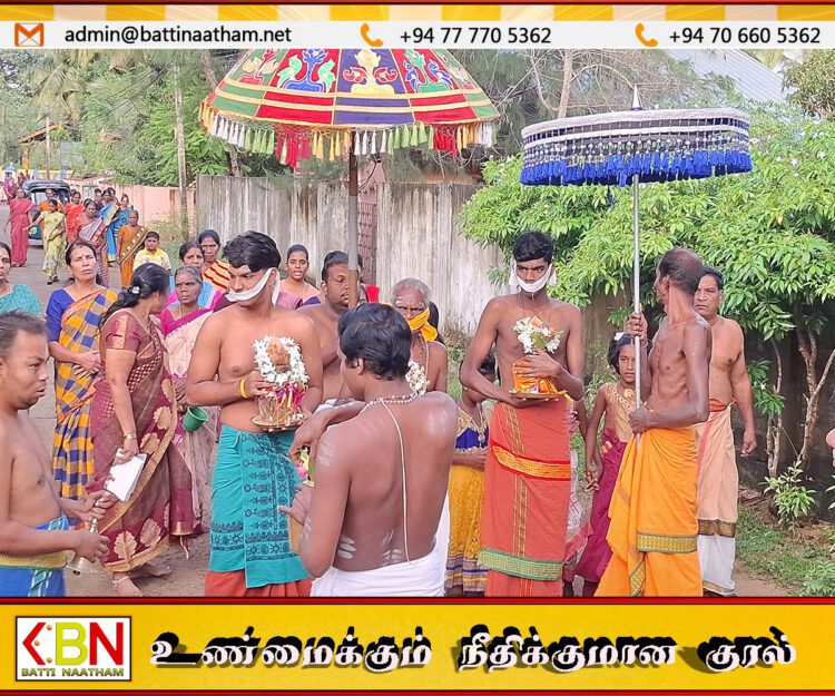 குருக்கள் மடம் கிருஷ்ணன் ஆலயத்தில் திருப்பாவை தீர்த்தோற்சவ நிகழ்வு