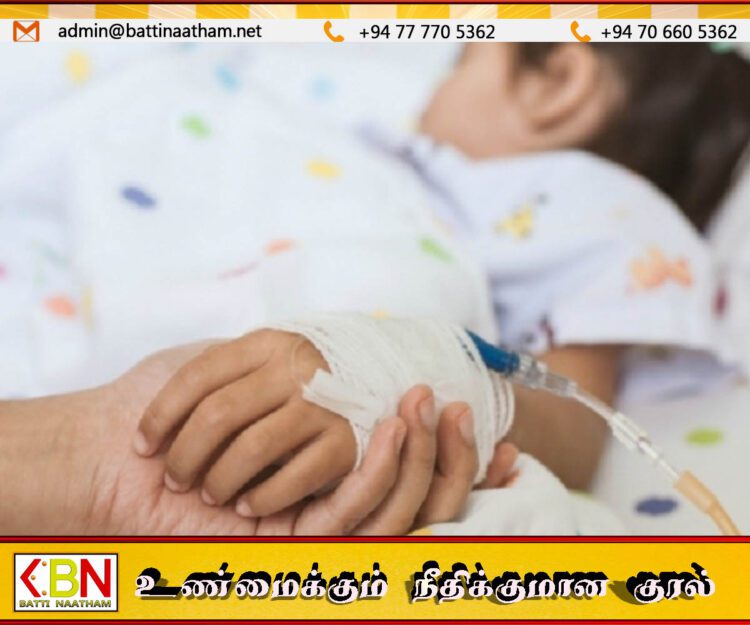 நாட்டிலுள்ள குழந்தைகளிடையே நோய் நிலைமைகள் அதிகரிப்பு