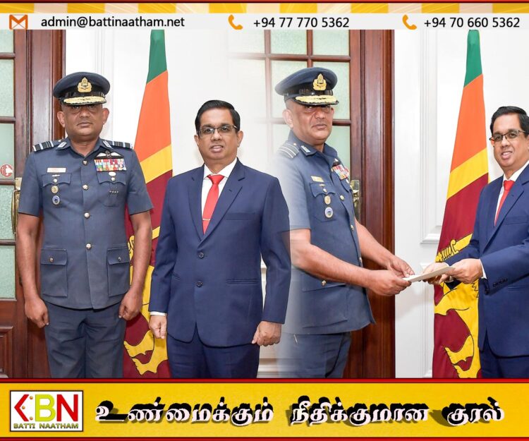 இலங்கை விமானப்படைக்கு புதிய தளபதி நியமனம்