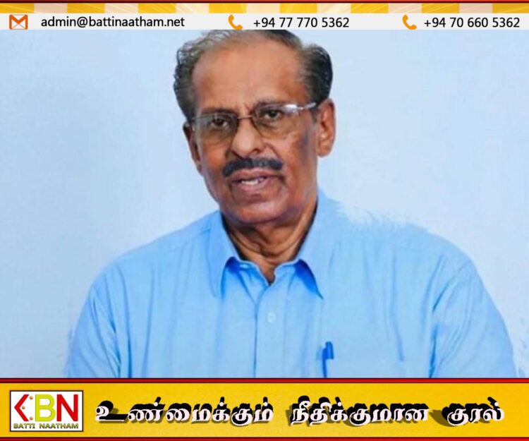 தமிழரசுக்கட்சியின் முன்னாள் தலைவர் மாவை சேனாதிராஜா காலமானார்