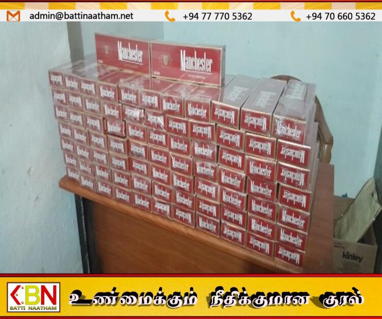 15800 வெளிநாட்டு சிகரட்களுடன் ஒருவர் கைது