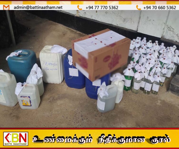 காத்தான்குடி பொலிஸாரின் சுற்றிவளைபில் 97 பேர் கைது