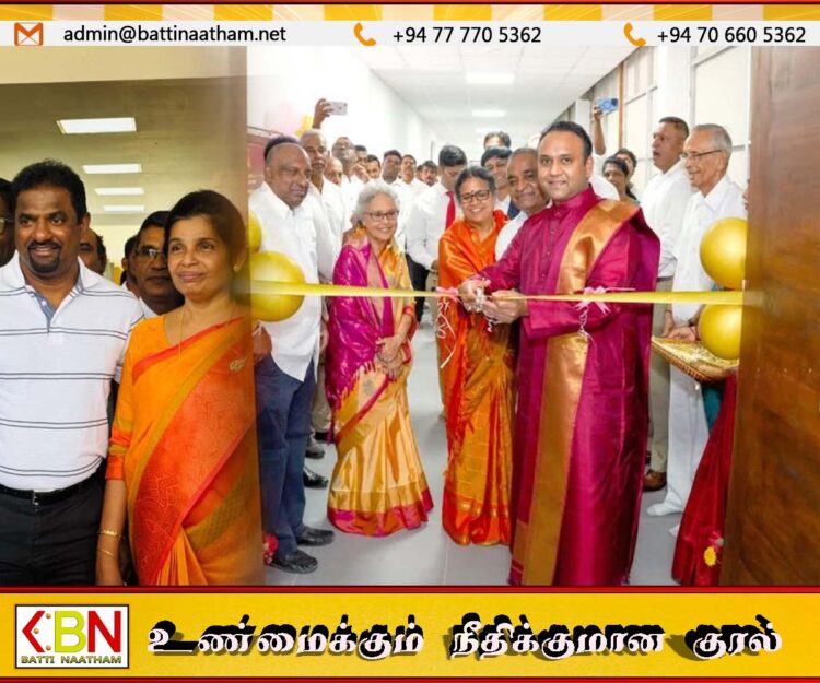 மட்டு கிரான் குளத்தில் இலவச இருதய மாற்று சத்திரசிக்சைக் கூடம் திறந்து வைப்பு!