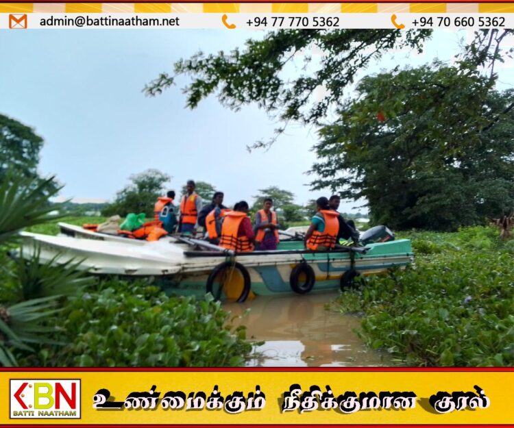 புலிபாய்ந்த கல் பாதையின் நீர்மட்டம் அதிகரிப்பு; கிரான் தெற்கு பிரதேச செயலகம் மக்களுக்காக கோரகல்லிமடுவிற்கு மாற்றம்