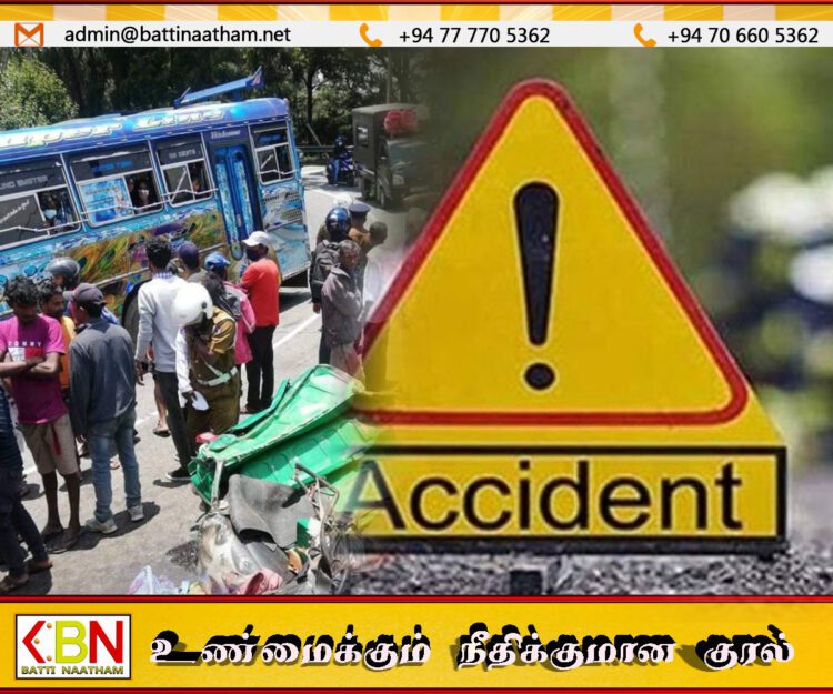 மாத்தறையில் இரண்டு பேருந்துகள் நேருக்கு நேர் மோதி விபத்து