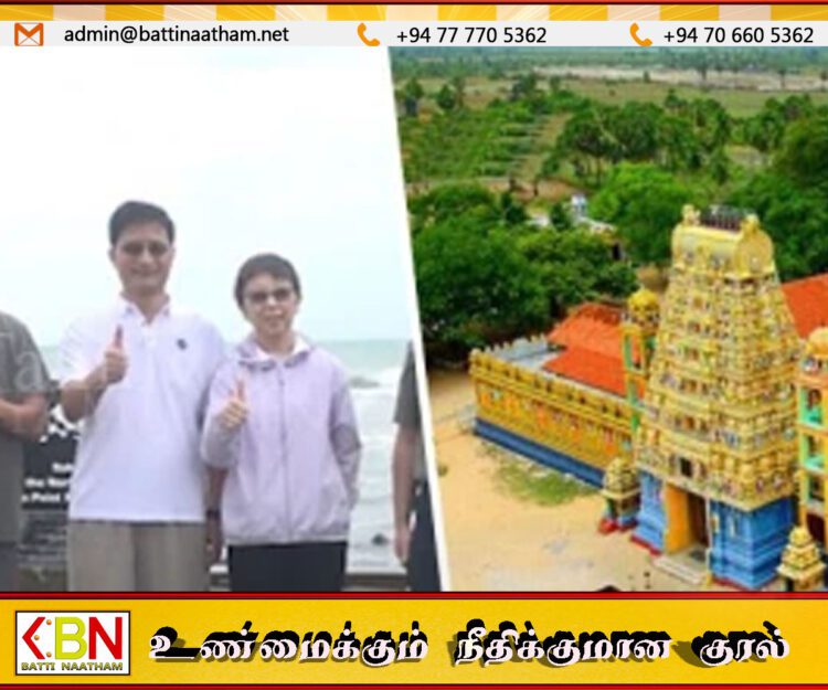 யாழ் வல்லிபுர கோவிலின் மண்ணை எடுத்து சென்ற சீன அரசு