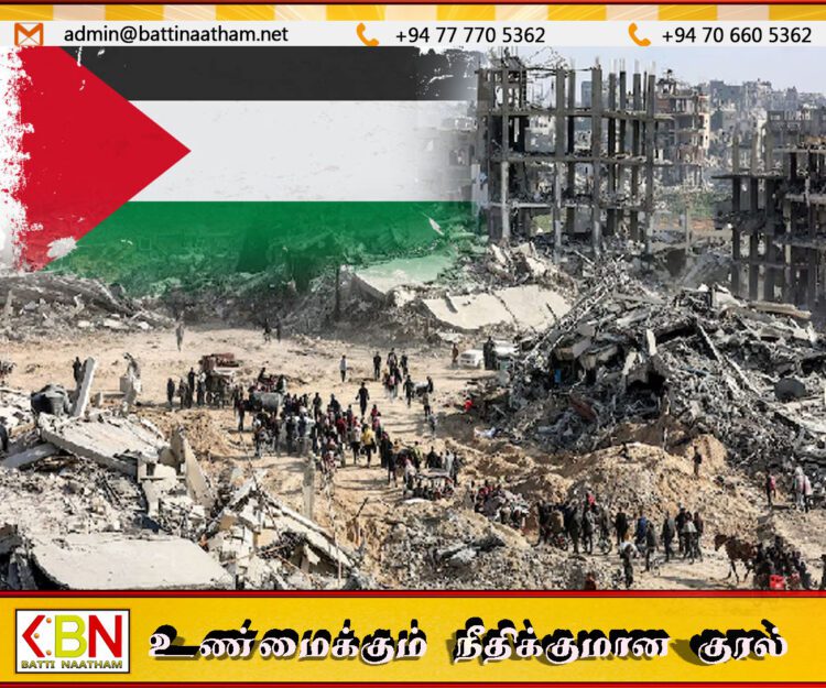 காசாவில் கொங்கிரீட் தரிசு நிலத்தின் கீழ் 10,000 உடல்கள்
