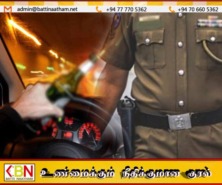 மதுபோதையில் வாகனம் செலுத்திய பொலிஸ் அதிகாரி; நீதிமன்றம் எடுத்துள்ள தீர்மானம்