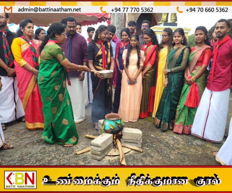 மட்டக்களப்பில் இலங்கை சாரணர் சங்கத்தின் தேசிய பொங்கல் விழா