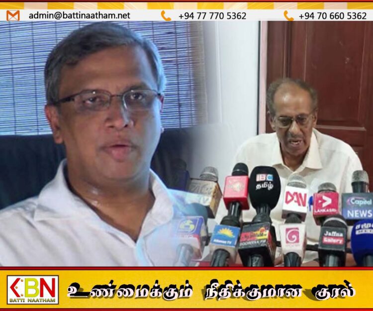 மக்களால் நிராகரிக்கப்பட்டவர்கள் என் பதவியை பிடுங்க முயற்சிக்கிறார்கள் ; மாவை கூறுவது சுமந்திரனையா?