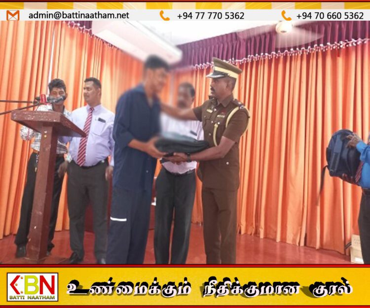 திருகோணமலை சிறைக் கைதிகளின் பிள்ளைகளுக்கு கற்றல் உபகரணங்கள் வழங்கும் நிகழ்வு