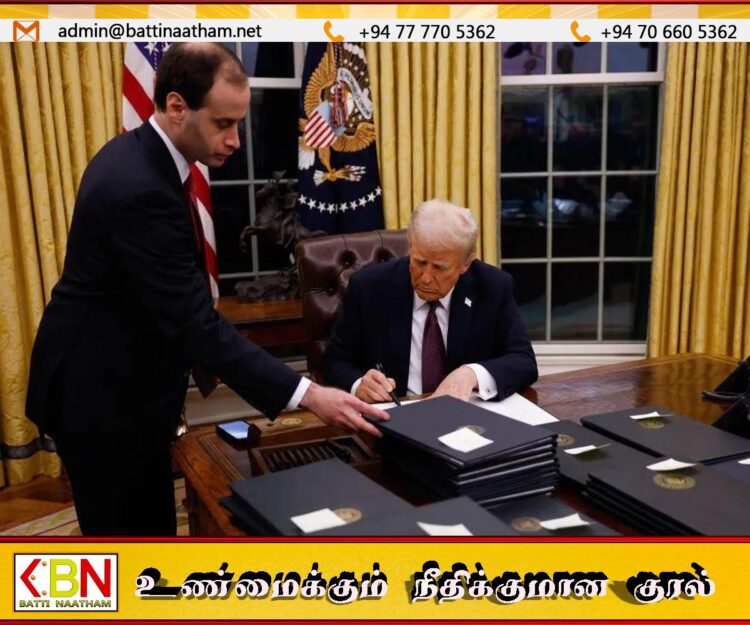 உலக சுகாதார அமைப்பிலிருந்து விலகும் அமெரிக்கா; ட்ரம்ப் அதிரடி உத்தரவு