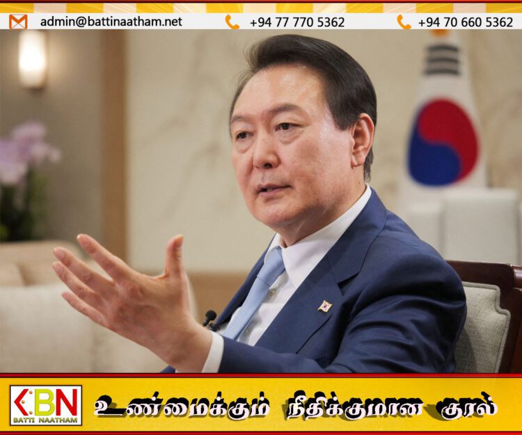 தென் கொரிய நாட்டின் ஜனாதிபதி கைது