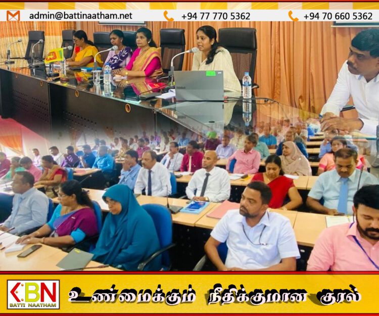 மட்டக்களப்பில் கிளின் சிறிலங்கா கருத்திட்டம் தொடர்பான செயலமர்வு