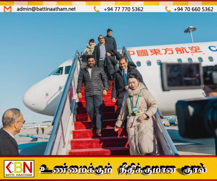 இராணுவ மரியாதையுடன் சீனாவில் வரவேற்கப்பட்ட ஜனாதிபதி அநுர