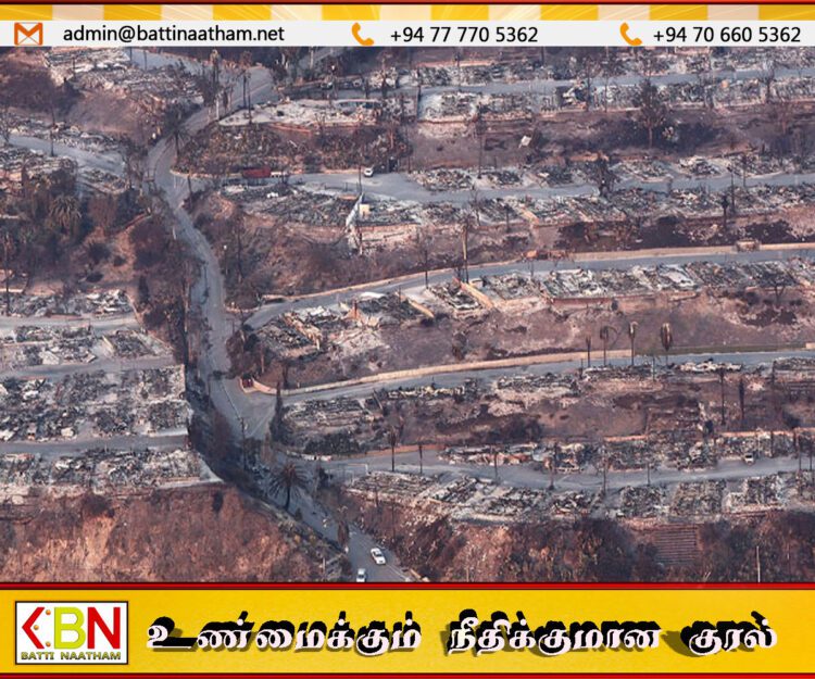 அமெரிக்காவில் ஏற்பட்ட காட்டுத்தீயினால் இரவு நேர ஊரடங்கு உத்தரவு