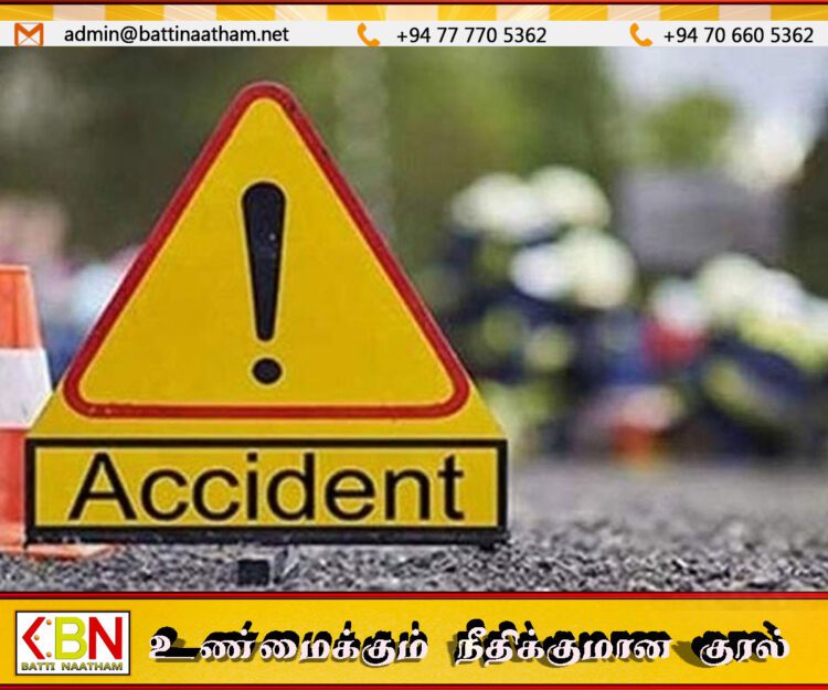 சற்று முன் வாழைச்சேனை பிரதான வீதியில் விபத்து