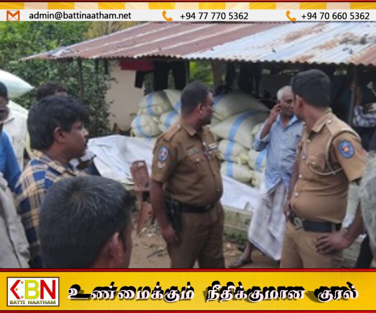 கிளிநொச்சியில் முத்திரை இடப்படாத தராசினைப் பயன்படுத்தி நெல் கொள்வனவு; மடக்கிப் பிடித்த மக்கள்