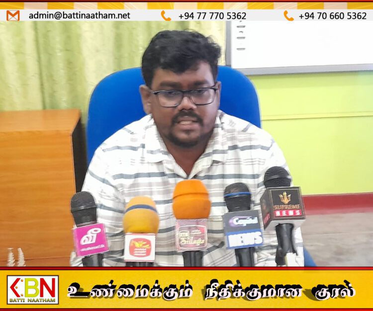 கிளீன் ஸ்ரீலங்கா திட்டம் குறித்தது மட்டக்களப்பு எம்.பி வெளியிட்ட தகவல்