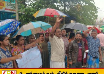 யானை ஊருக்குள் புகுந்து தாக்கியதில் இரு சிறுவர்கள் வைத்தியசாலையில் அனுமதி; சித்தாண்டி மக்கள் போராட்டம்