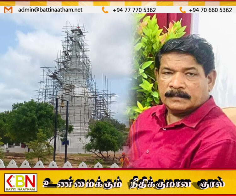 தையிட்டி விகாரையை உடைப்பதன் மூலம் பிரச்சினைக்கு தீர்வு வருமா என்பது கேள்விக்குறியே; இராமலிங்கம் சந்திரசேகர்