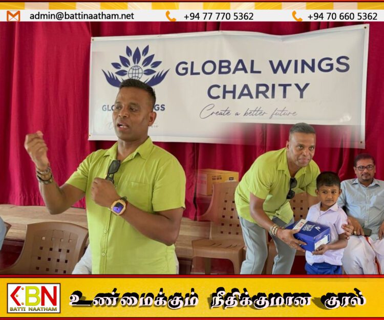 வறுமை மாணவர்களின் கல்விக்கு தடையாக இருக்ககூடாது; குளோபல் வின்ங்ஸ் சேரிட்டி அமைப்பின் ஸ்தாபகர் சோ.கோபிகிருஷ்ணா
