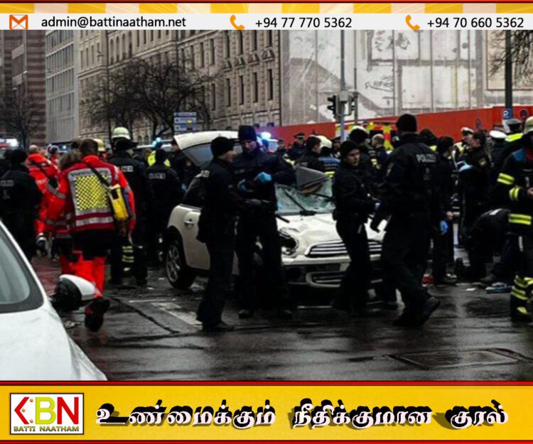 ஜெர்மனியில் ஏற்பட்ட கோர விபத்து; 28 பேர் படுகாயம்