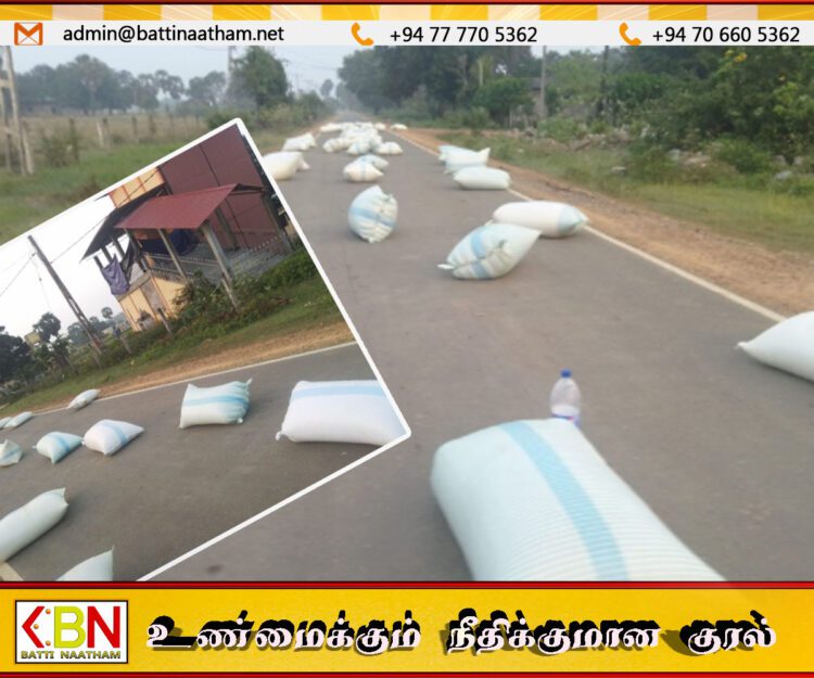 கிளிநொச்சியில் போக்குவரத்திற்கு இடையூறை ஏற்படுத்திய கிராம அலுவலரின் செயற்பாடு
