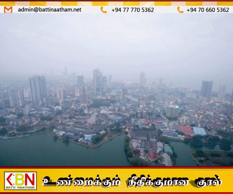 நாட்டின் சில பகுதிகளில் ஆரோக்கியமற்ற காற்று!