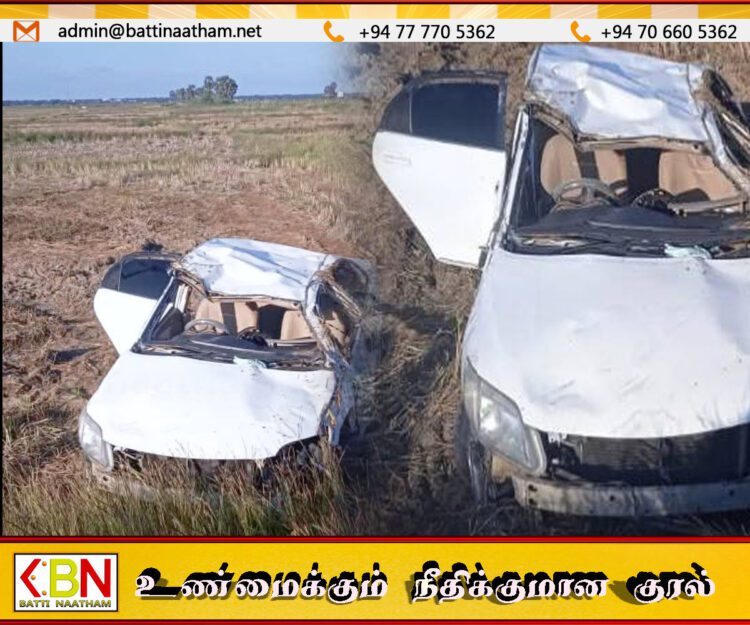 பாராளுமன்ற உறுப்பினர் இளங்குமரன் பயணித்த வாகனம் விபத்து
